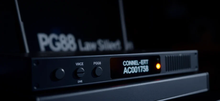 PG88 wireless microphone receiver with LED signals, professional audio equipment for live performances.