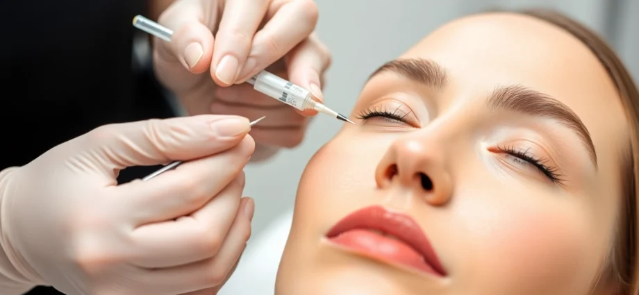 Botox Behandlung: Fachgerechte Injektion für glatte, junge Haut in Zürich.