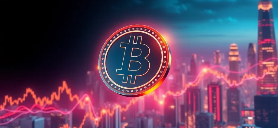 Cryptocurrency Investment Guide featuring digital coins and financial charts for smart
