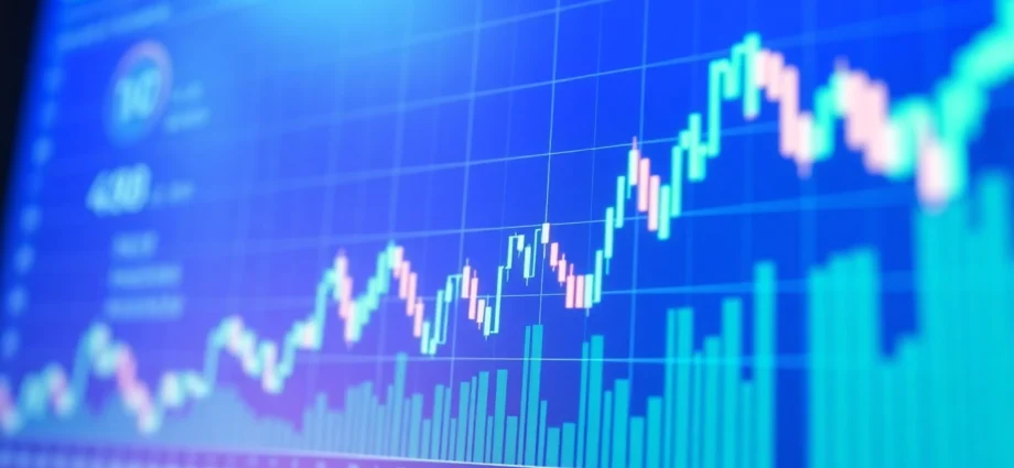 Stocks and Shares News update showing fluctuating charts and financial indicators for investors
